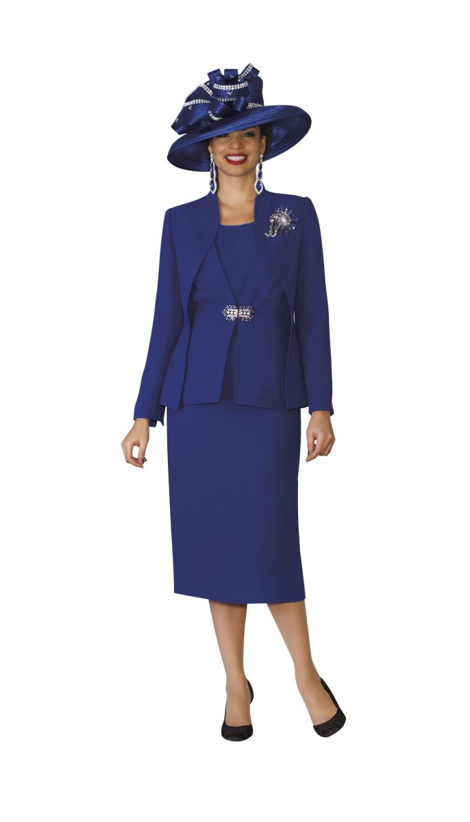 Lily and Taylor 3936 Womens 3pc Church Suit: French Novelty