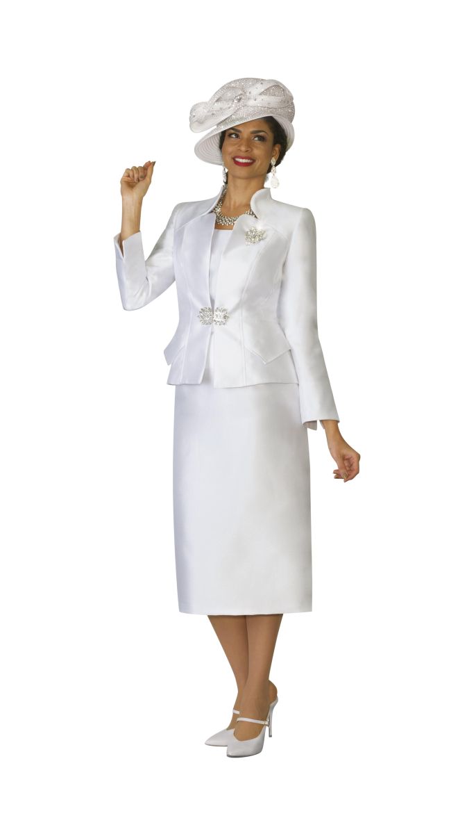 Lily And Taylor 3953 Womens 3pc Church Suit: French Novelty