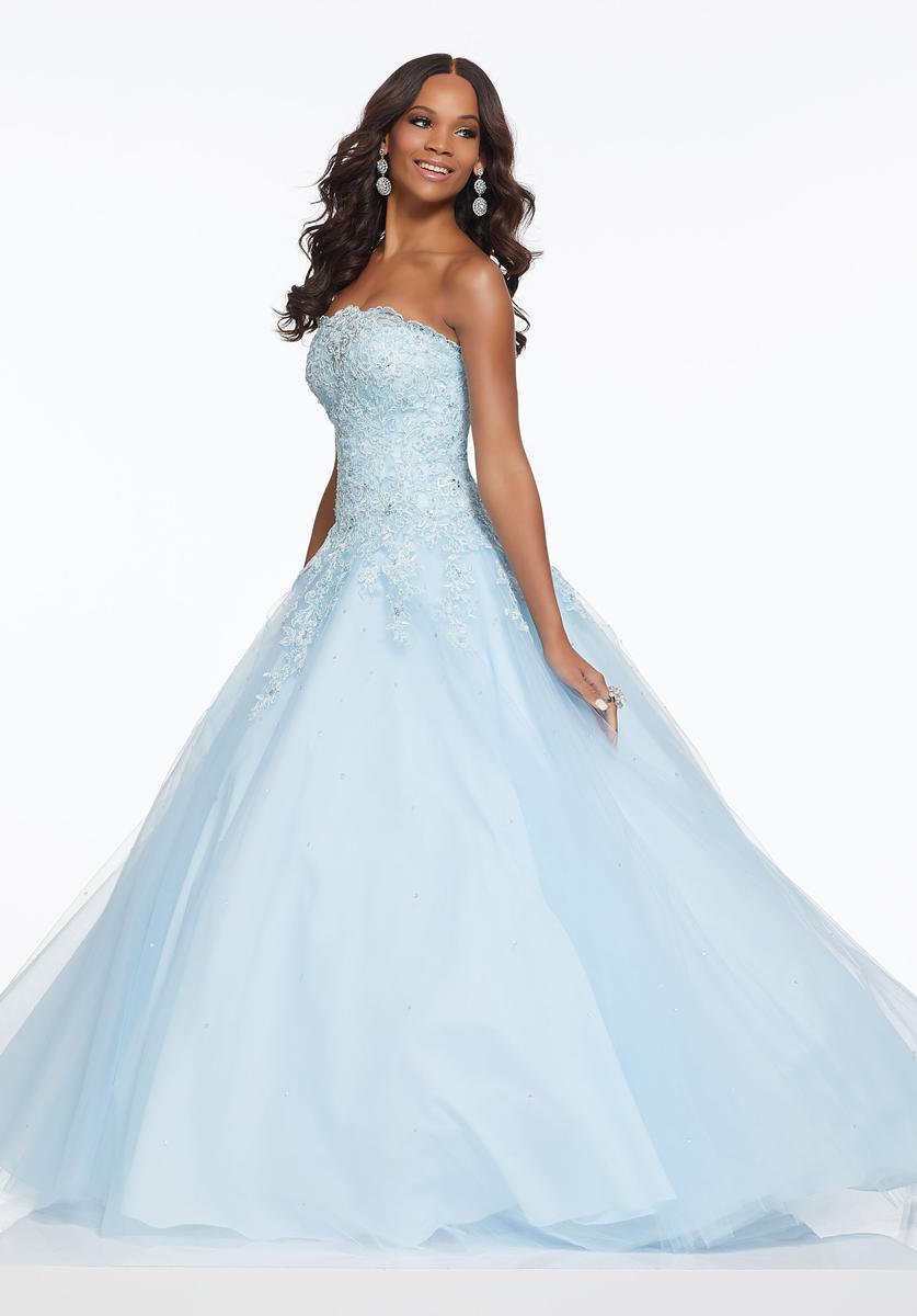 Light Blue Mori Lee Dress