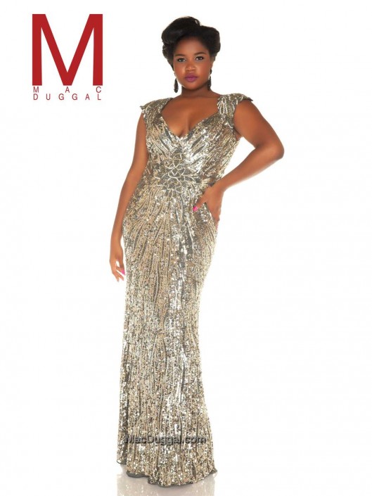 mac duggal plus size gown