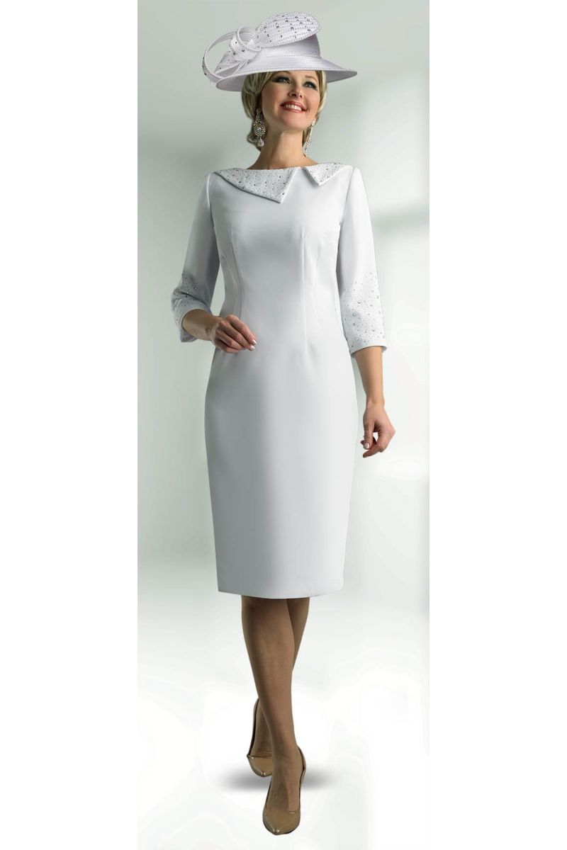 French Novelty: Lily and Taylor 4601 Elegant Church Dress