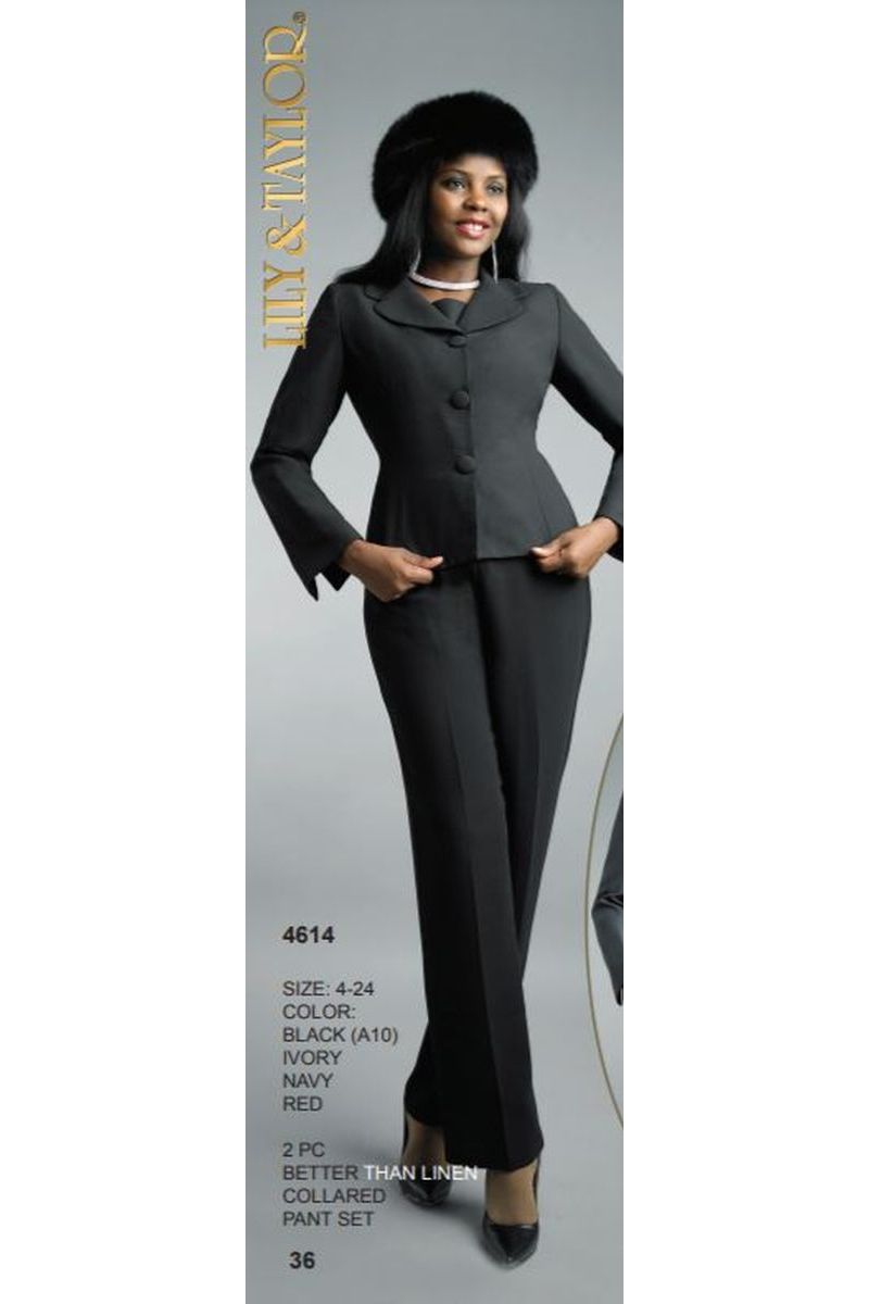 French Novelty: Lily and Taylor 4614 Ladies Classy Pant Suit