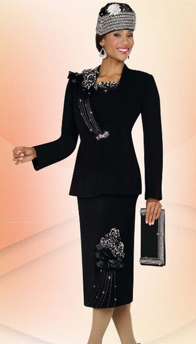 Ben Marc International Womens Church Suit 4627: French Novelty