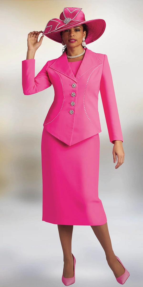 French Novelty: Lily and Taylor 4724 Fun 3 Piece Ladies Church Suit