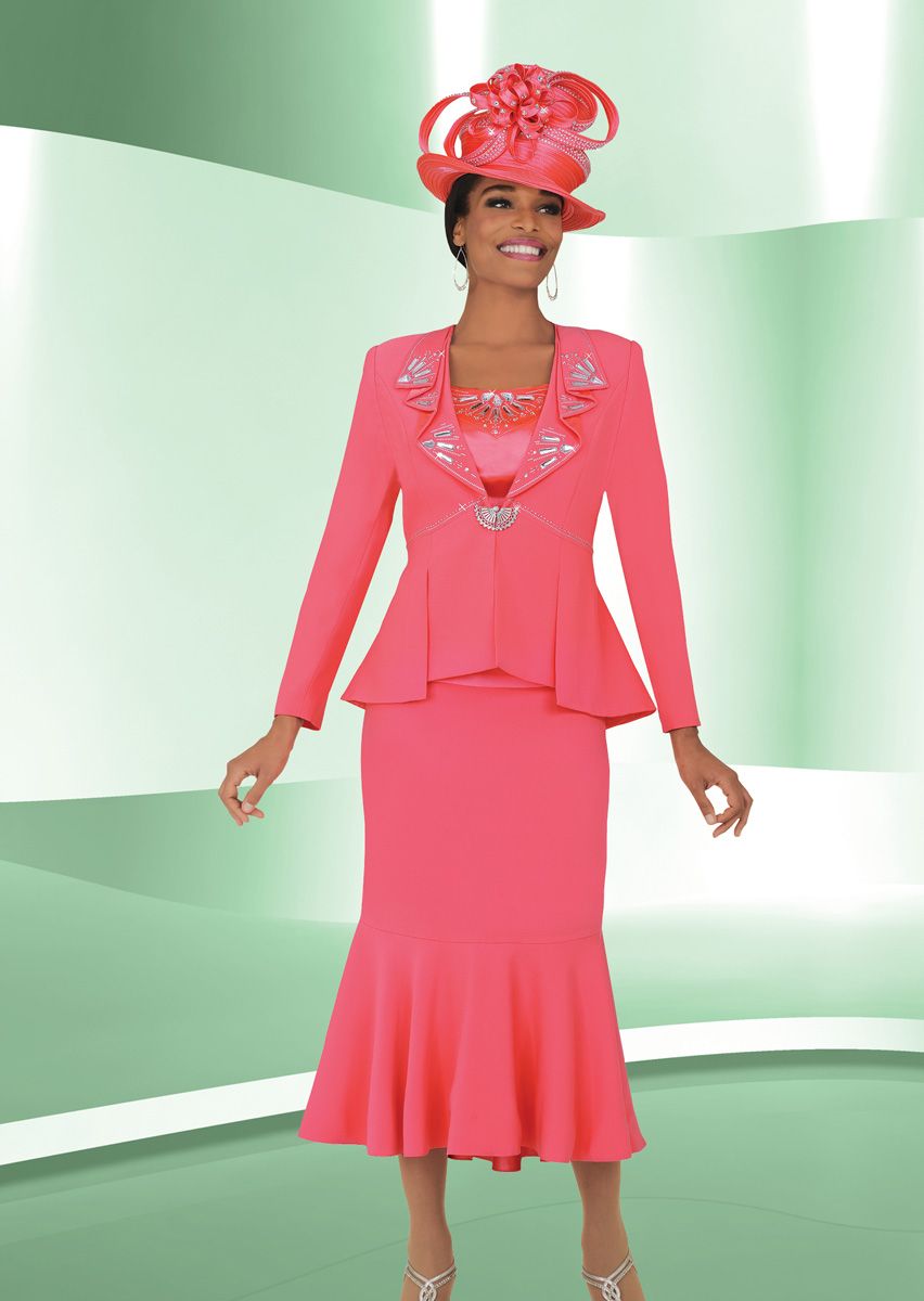 Ben Marc 47711 Womens Flattering Church Suit: French Novelty