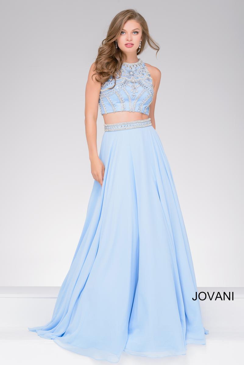 Jovani 47848 Chiffon 2 Piece Prom Dress: French Novelty