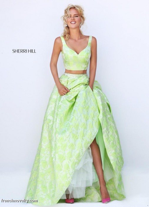 sherri hill two piece prom