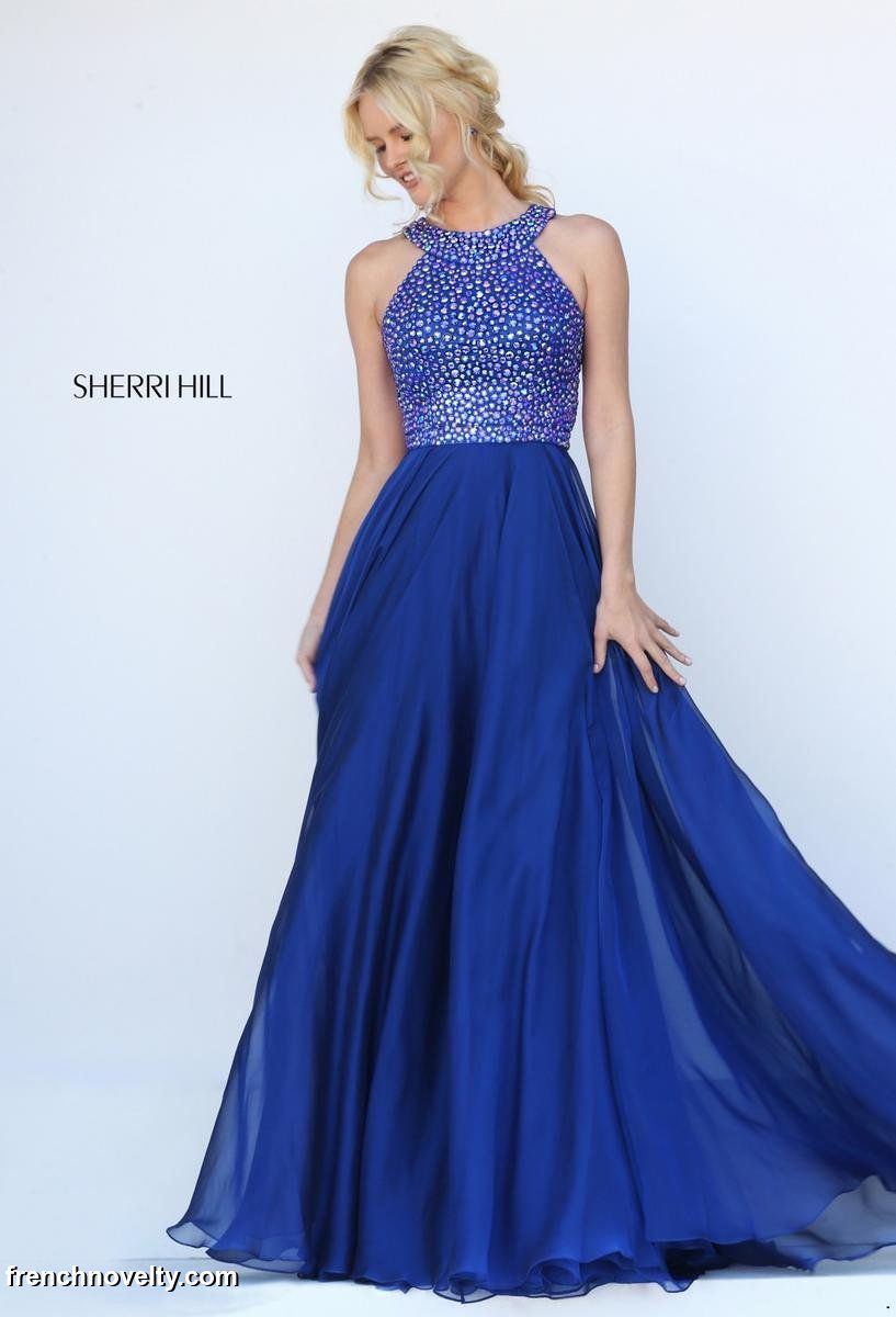 Sherri Hill 50615 Ball Gown with Racer Back: French Novelty