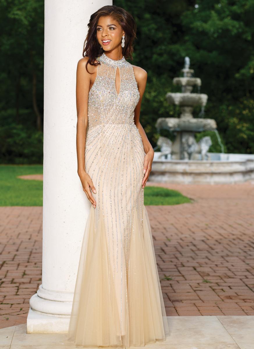 Prom Dress Champagne Sean Collection