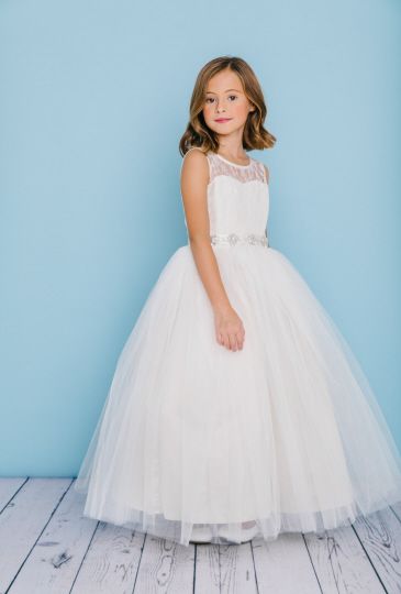 bling flower girl dresses