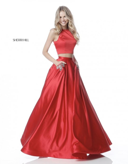 red prom dress size 0