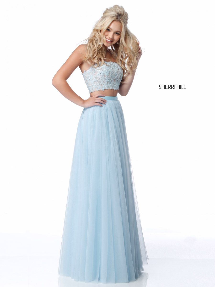 sherri hill lace top