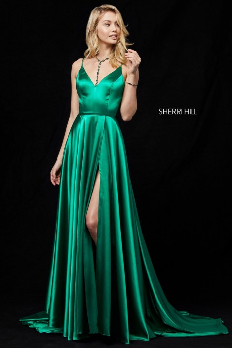 silk charmeuse gown