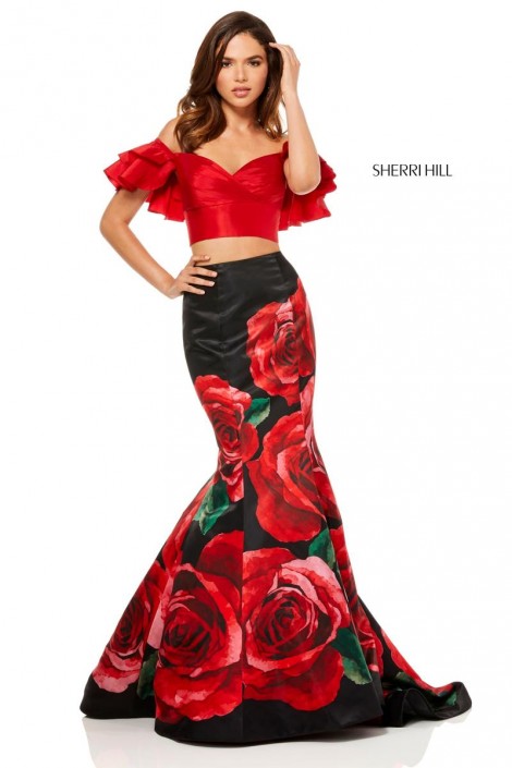 rose formal dress