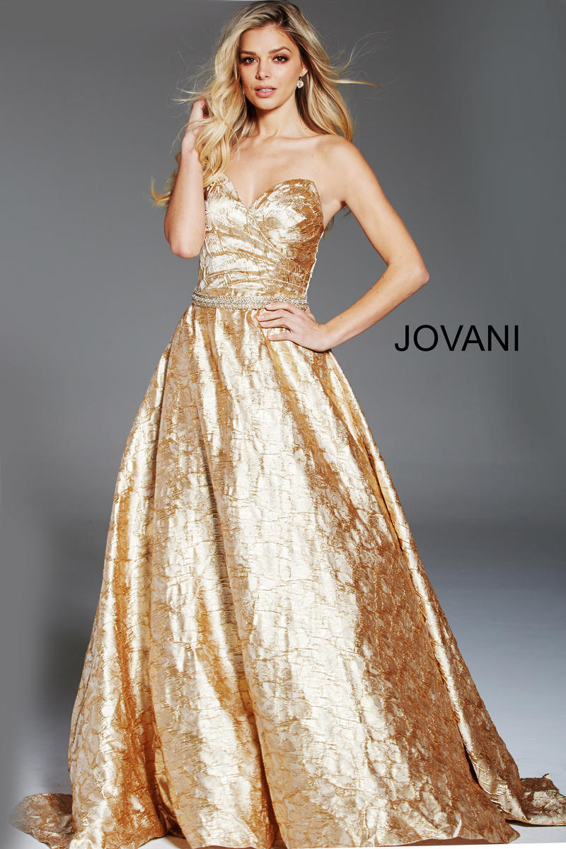 jovani gold evening gowns