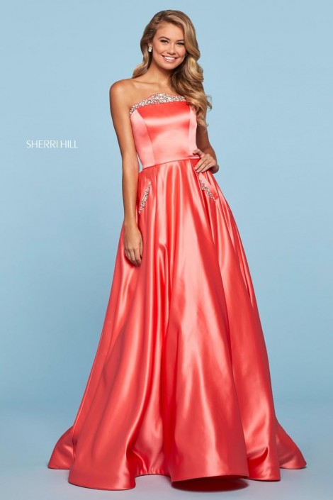 sherri hill red beaded dress