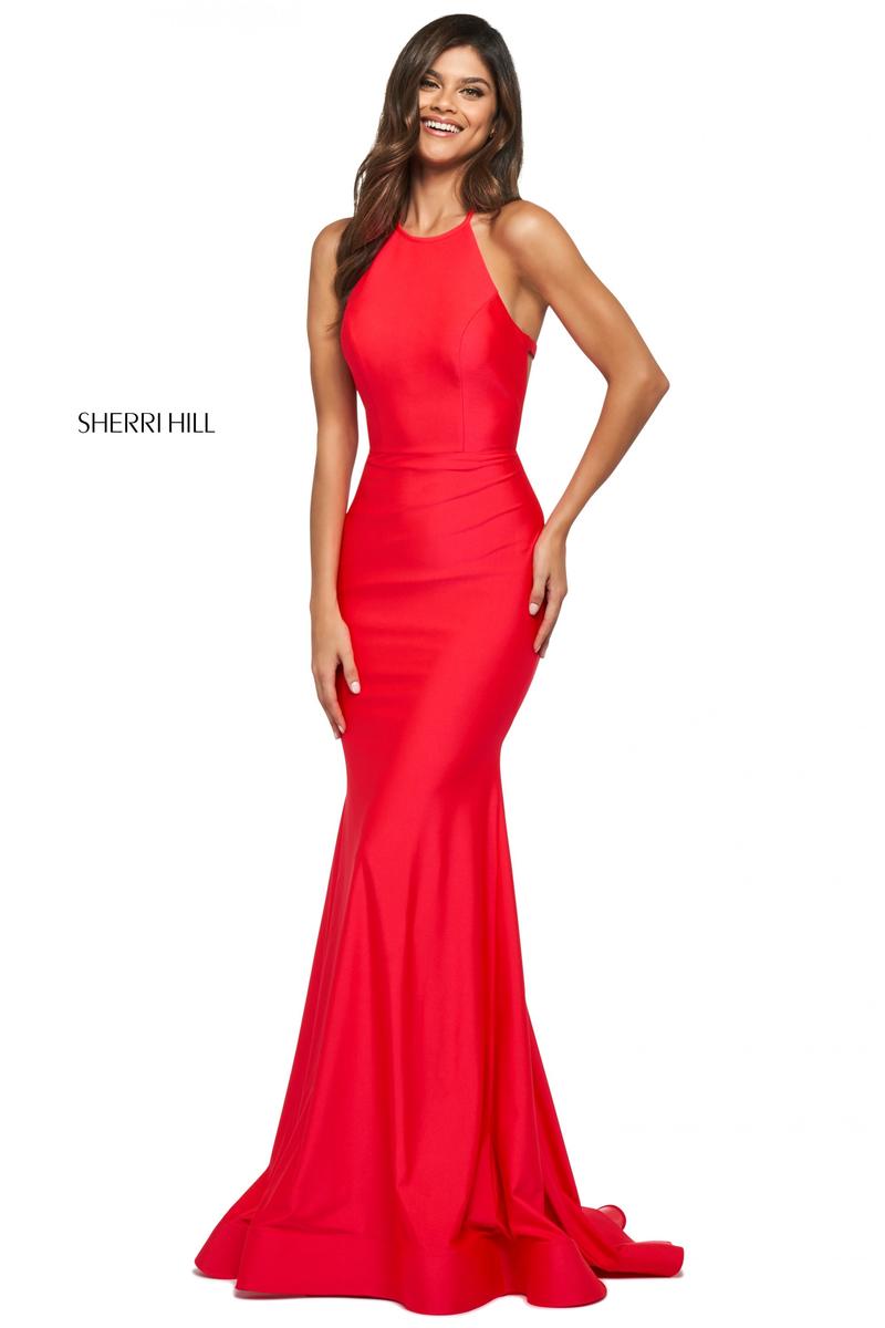 sherri hill high neck