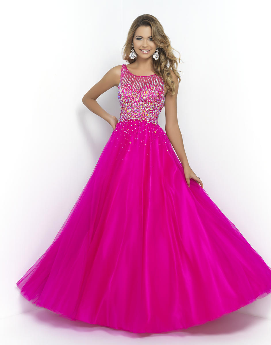 Pink by Blush 5410 Sleeveless Ball Gown: French Novelty