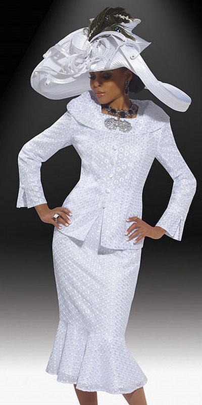 Donna Vinci Couture Womens Church Suit 5443: French Novelty