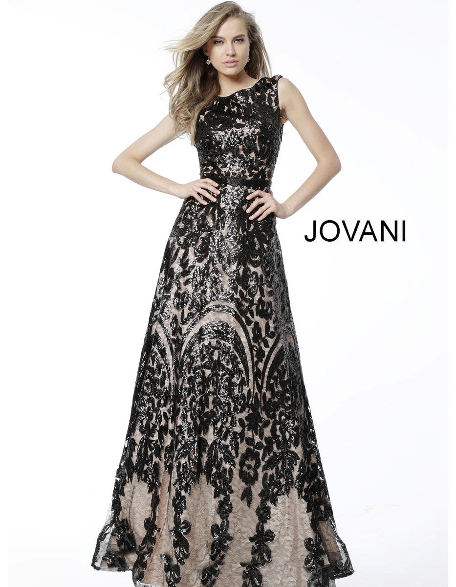 French Novelty: Jovani 23513 Sequin Rainbow Gown