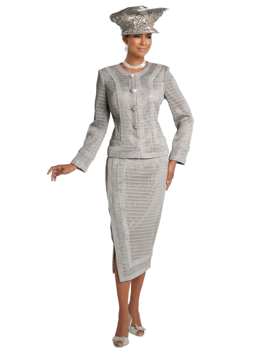 Donna Vinci Couture 5624 Ladies Church Suit: French Novelty
