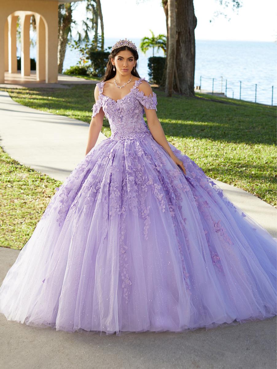 French Novelty: Wu Fiesta 56482 Enchanting Butterfly Quinceanera Dress