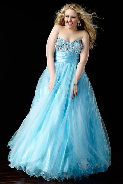 aftale service træt French Novelty: Alyce Prom Princess Plus Size Dress 56835
