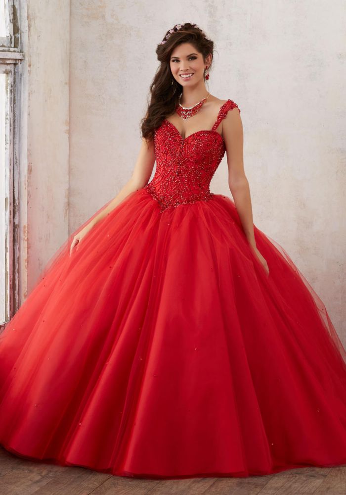 Valencia by Mori Lee 60018 Jeweled Quinceanera Dress: French Novelty