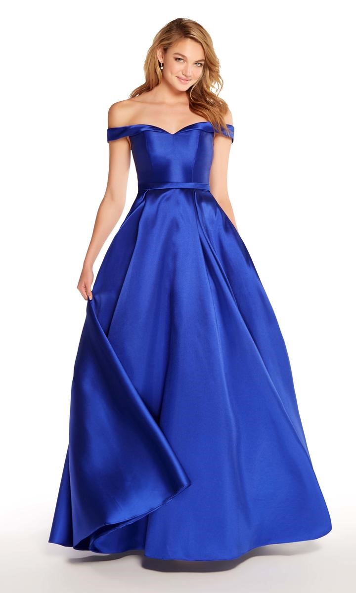 French Novelty: Alyce Paris 60111 Off the Shoulder Prom Dress