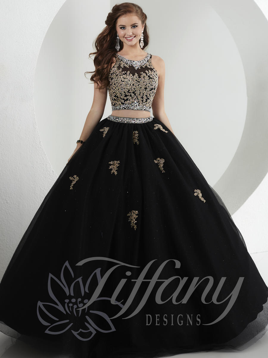 French Novelty: Tiffany Presentation 61145 Two Piece Ball Gown