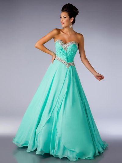 flowing ball gowns