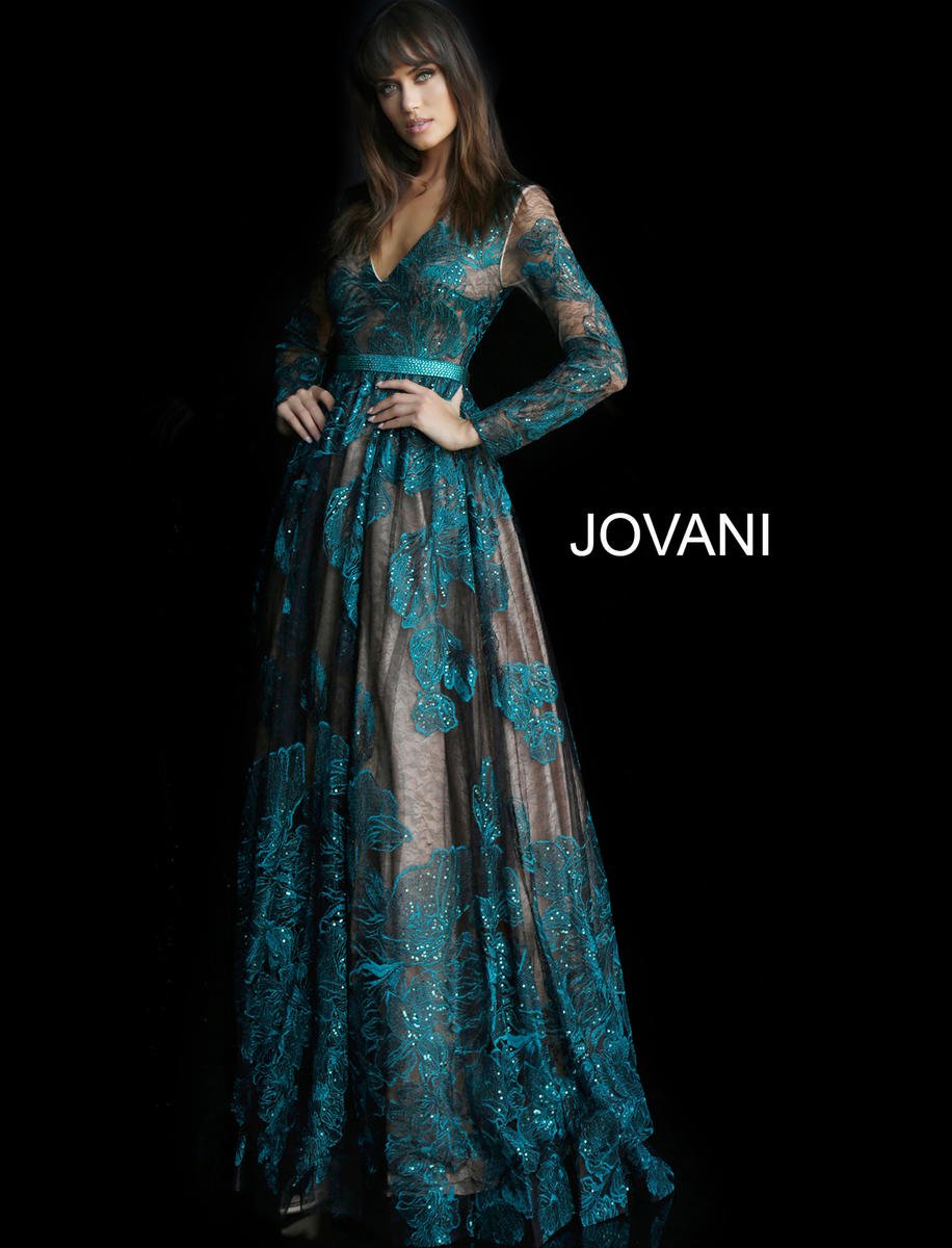 jovani long sleeve dress