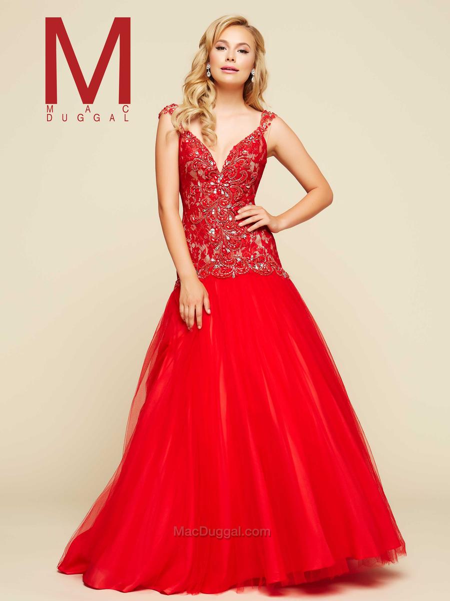 French Novelty: Mac Duggal 65371H Elegant Ball Gown