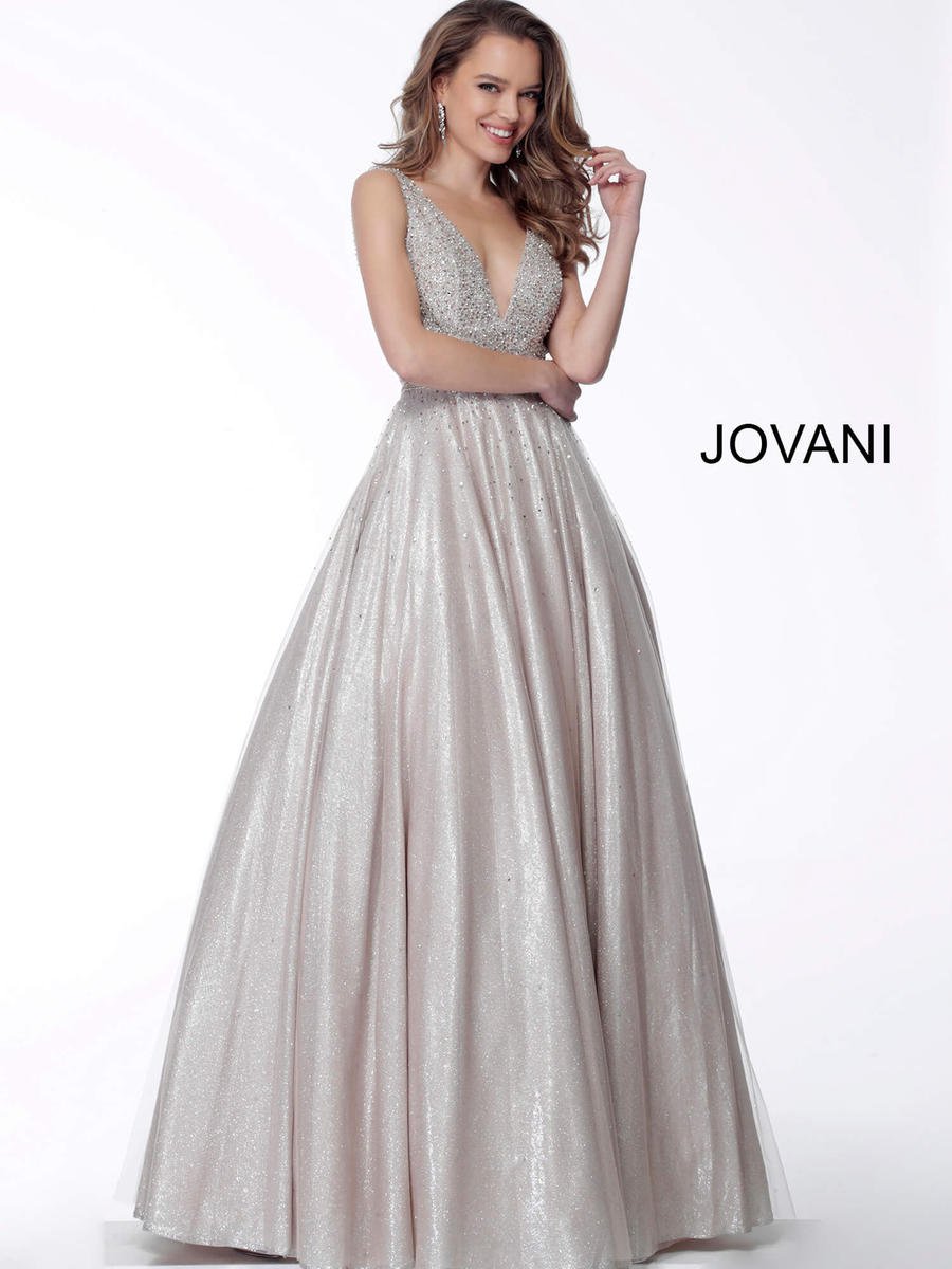 French Novelty: Jovani 66863 Embellished Bodice Evening Dress