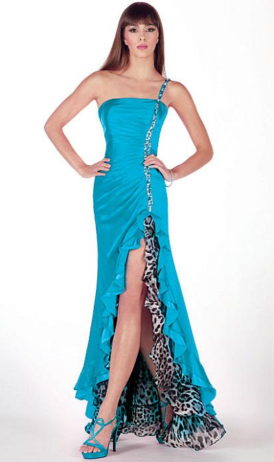 Alyce Paris Animal Print Lined Prom Dress 6720 by Alyce Designs: French ...