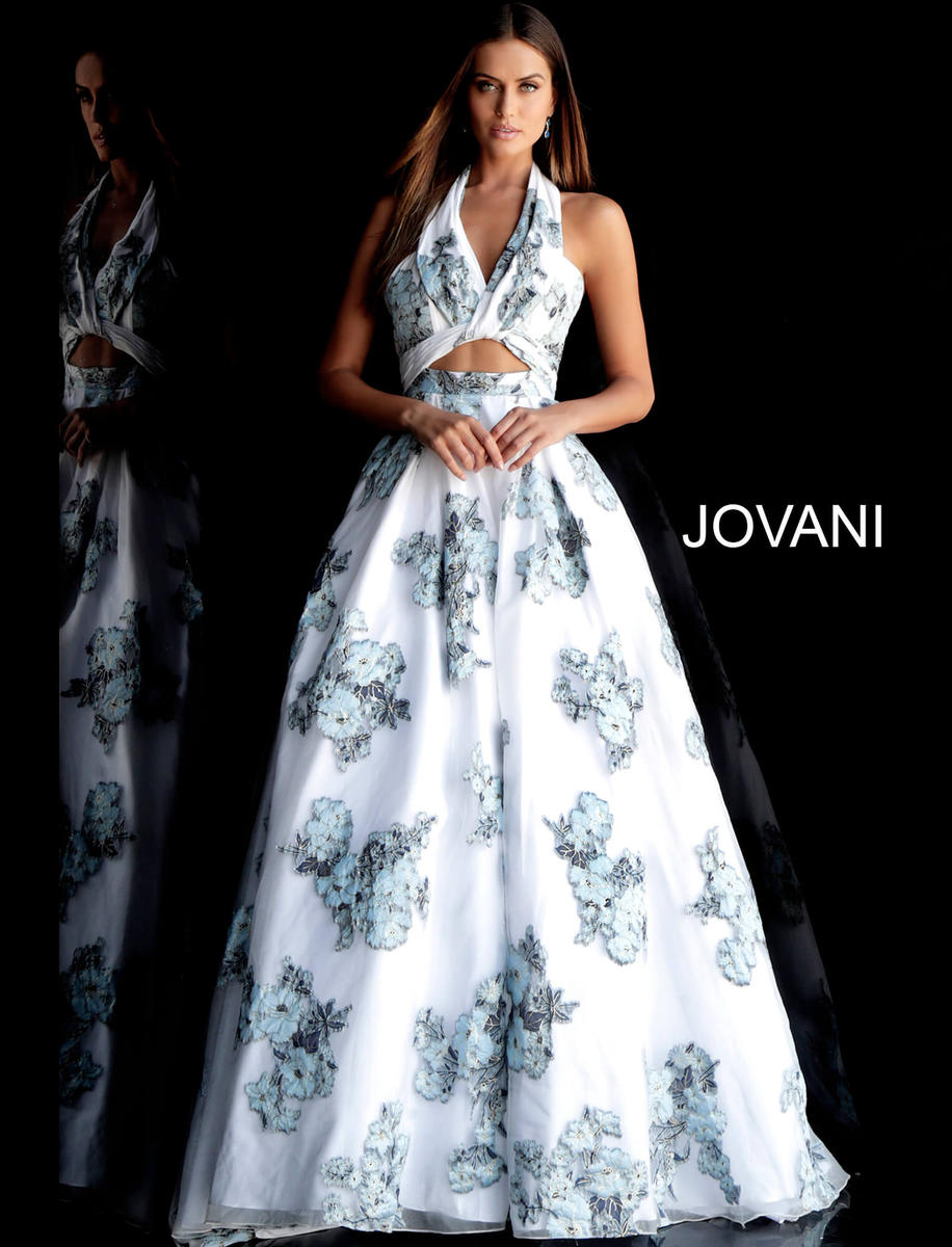 jovani halter prom dress