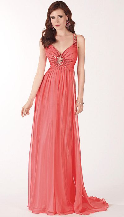 2012 Prom Dresses Alyce Paris Silky Chiffon Prom Dress 6746: French Novelty