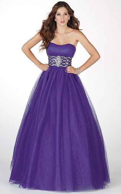 2012 Prom Dresses Alyce Paris Tulle Ball Gown 6784: French Novelty