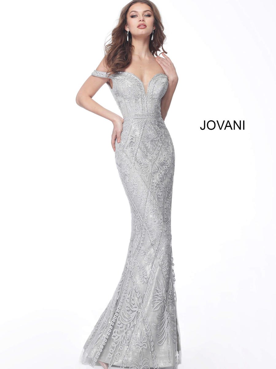 French Novelty: Jovani 68130 Beautiful Off Shoulder Evening Dress