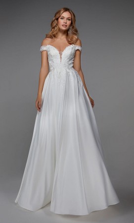 All White Cotillion Dress