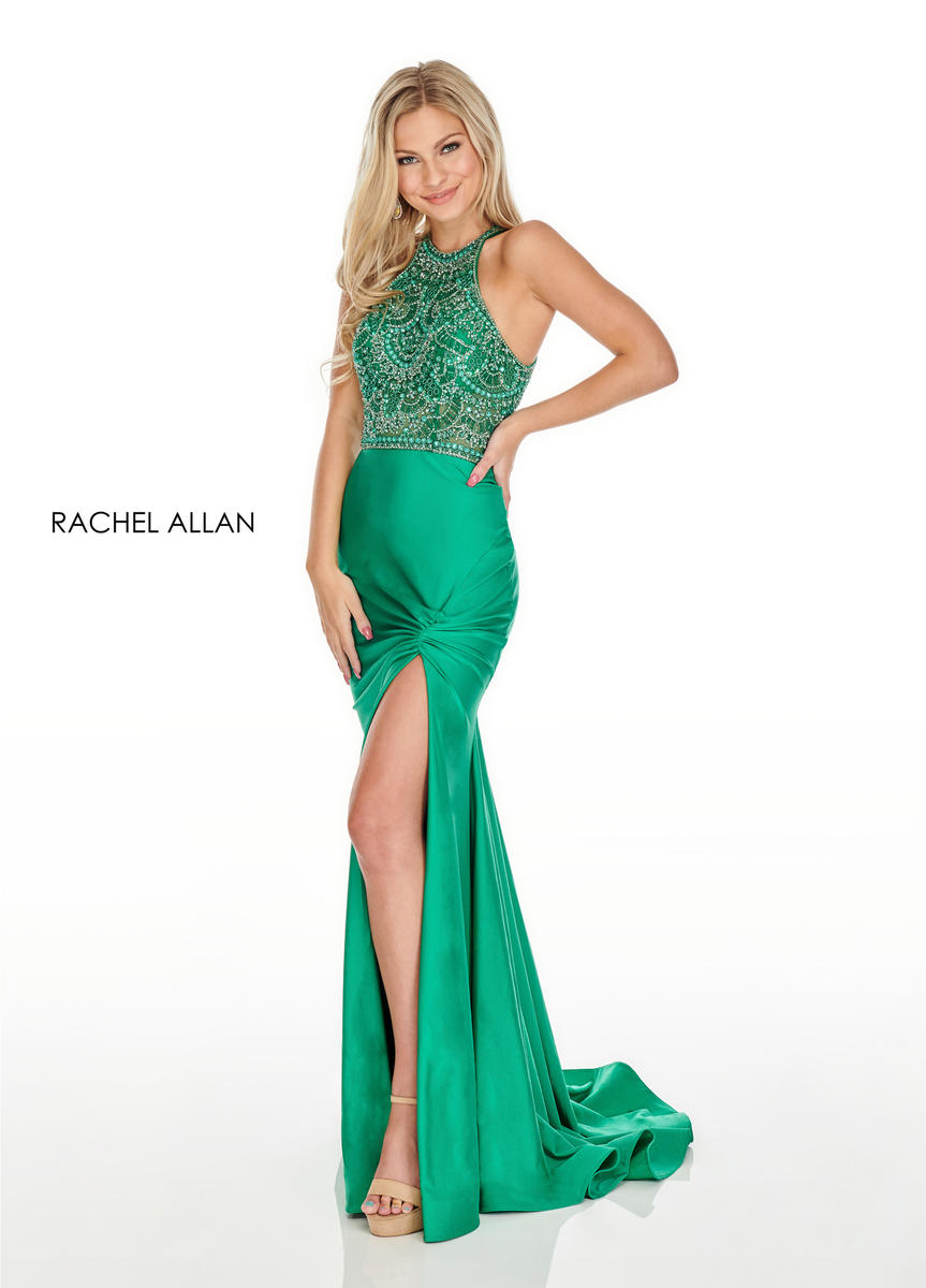 French Novelty: Rachel Allan 7053 Ruched Lycra Prom Dress