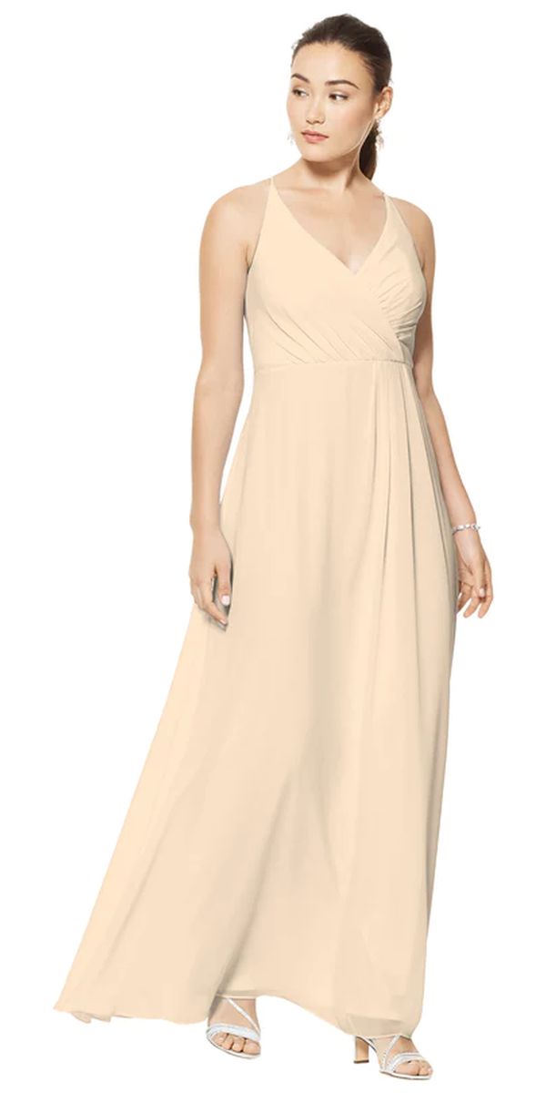 French Novelty: #Levkoff by Bill Levkoff 7108 Surplice Bridesmaid Dress