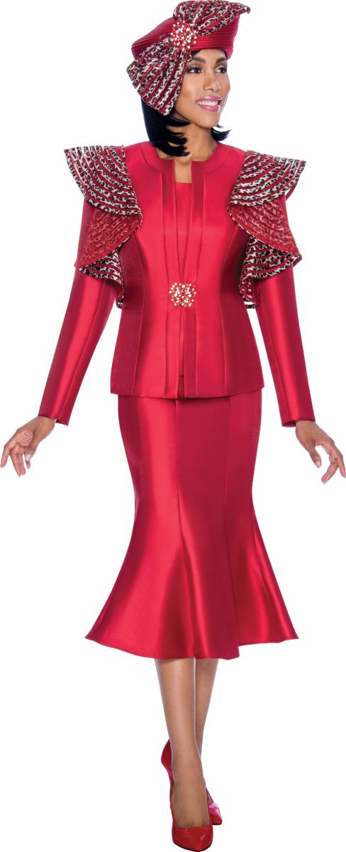 Terramina 7695 Ladies Fashion Church Suit: French Novelty