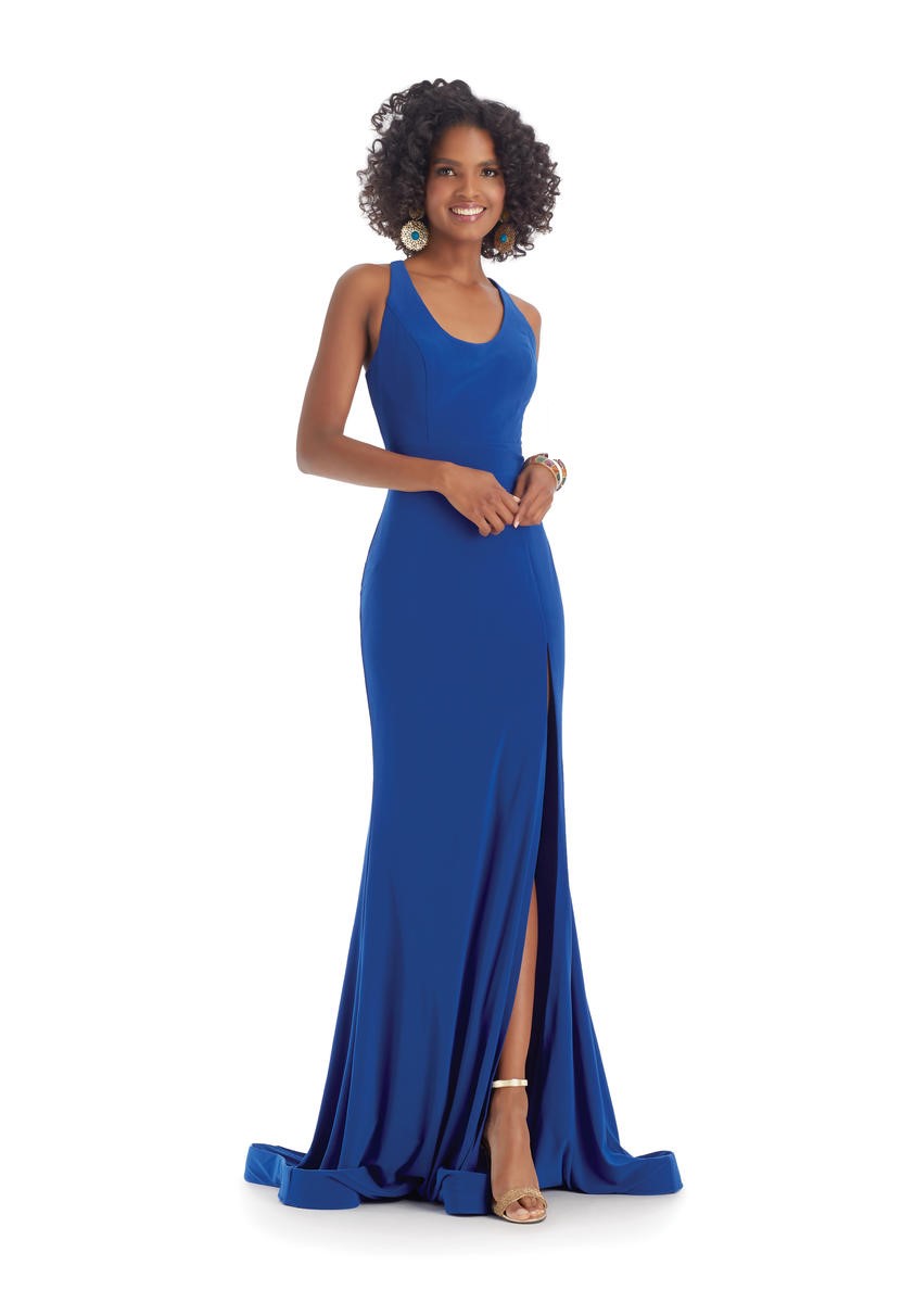 French Novelty: Clarisse 8045 Racer Back Prom Gown