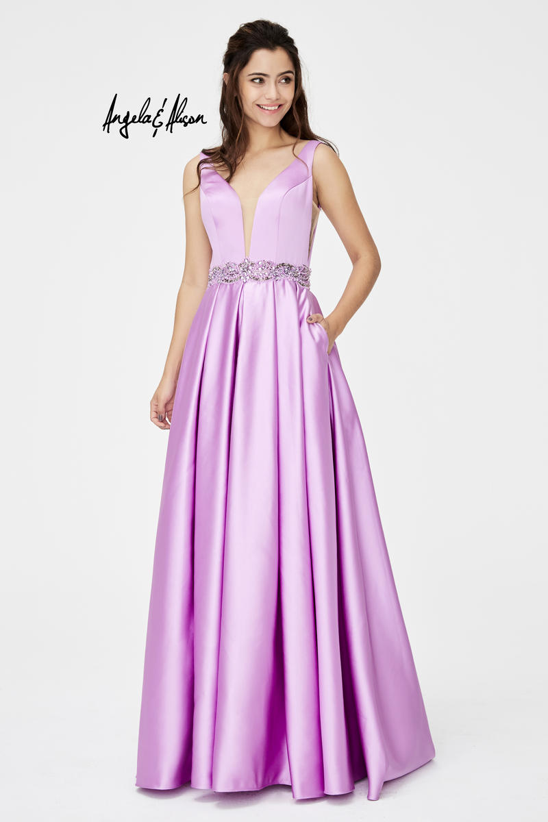 French Novelty: Angela and Alison 81016 Gown with Beaded Waist