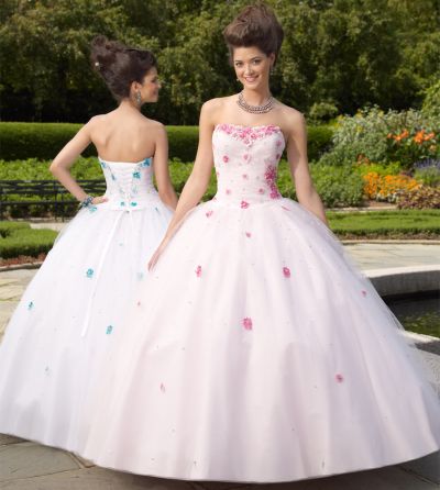 Vizcaya 3D Flower  Quinceanera  Dress  by Mori Lee 87062 