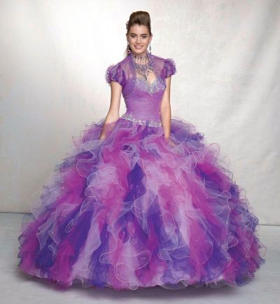 Vizcaya 88047 Ruffle Quinceanera Dress by Mori Lee: French Novelty