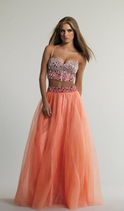 Bare Midriff Prom Dresses