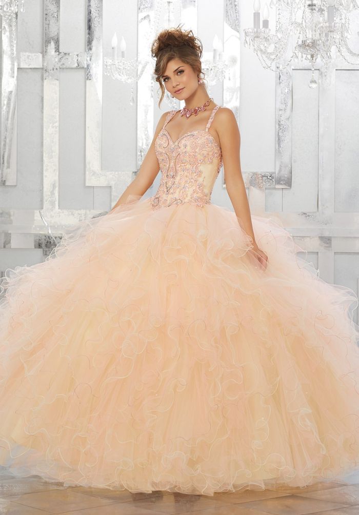 French Novelty: Vizcaya 89156 Beaded Embroidered Quinceanera Dress with ...