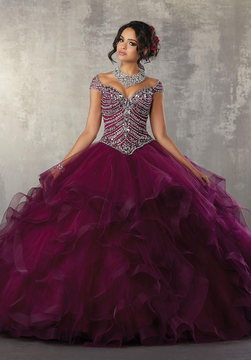 magenta quinceanera dresses